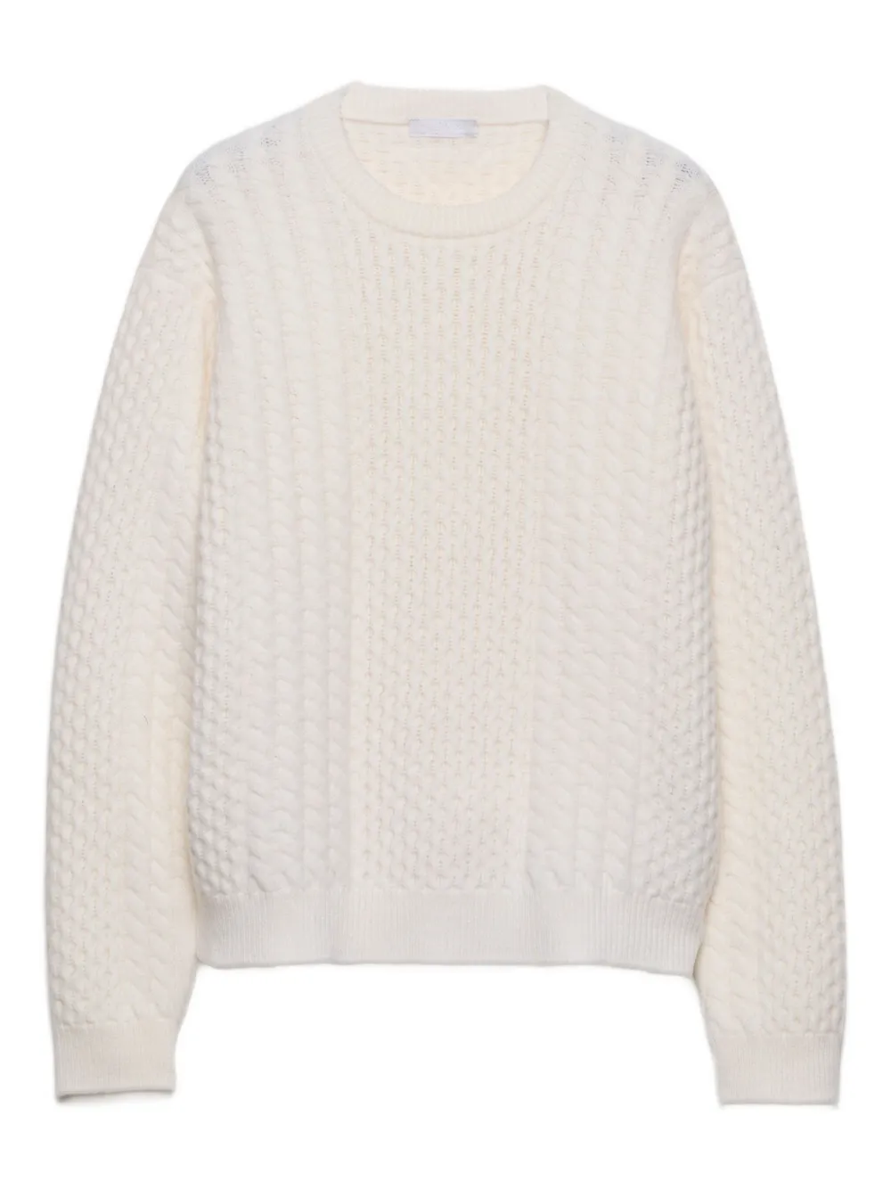 Prada suéter con cuello redondo | blanco | Image 1