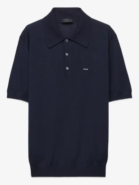 Prada Camisa polo com bordado