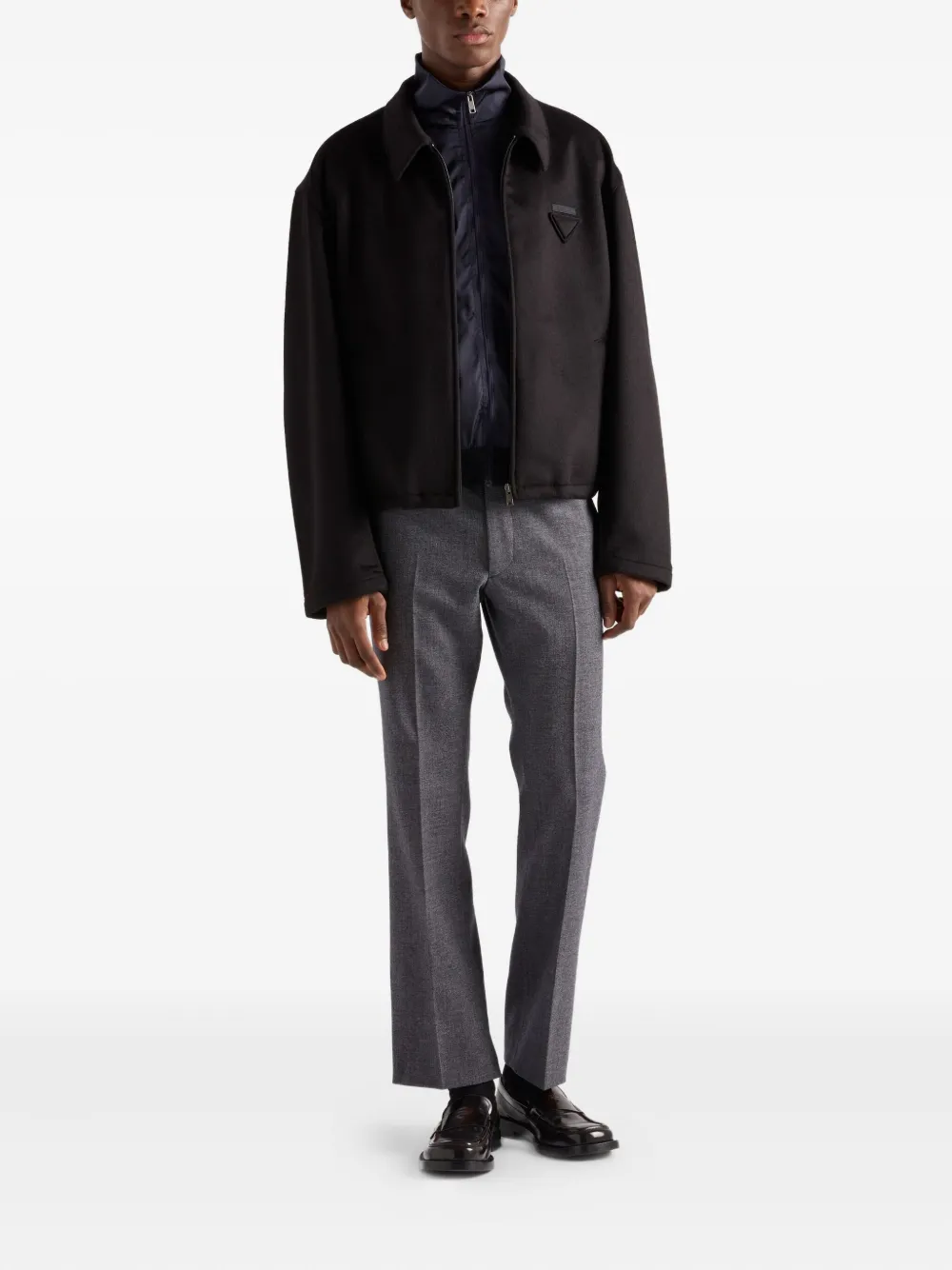 Prada superfine wool zipper cardigan | Cardigans | Image 2