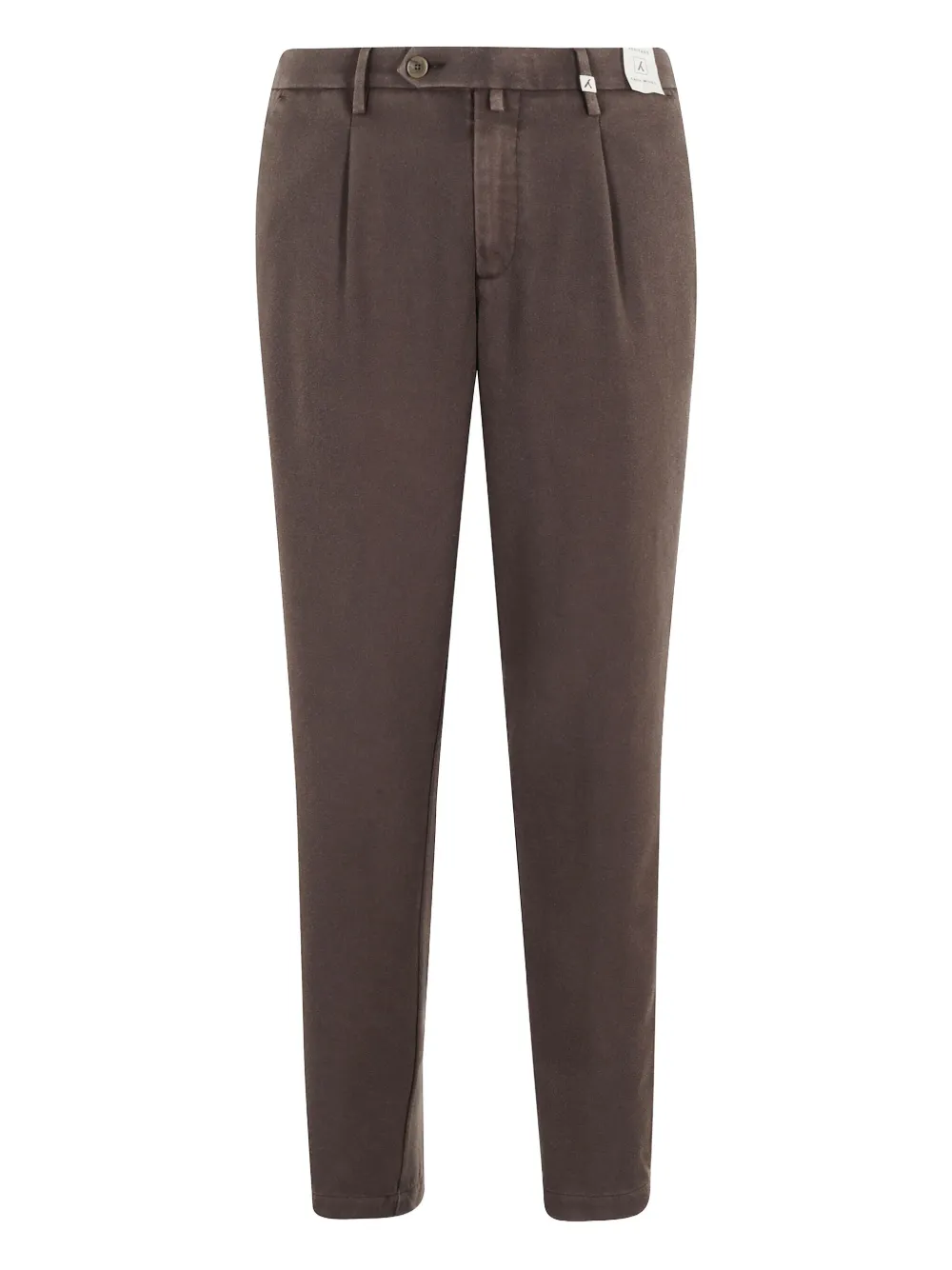 Myths Pleated-front Trousers In Brown