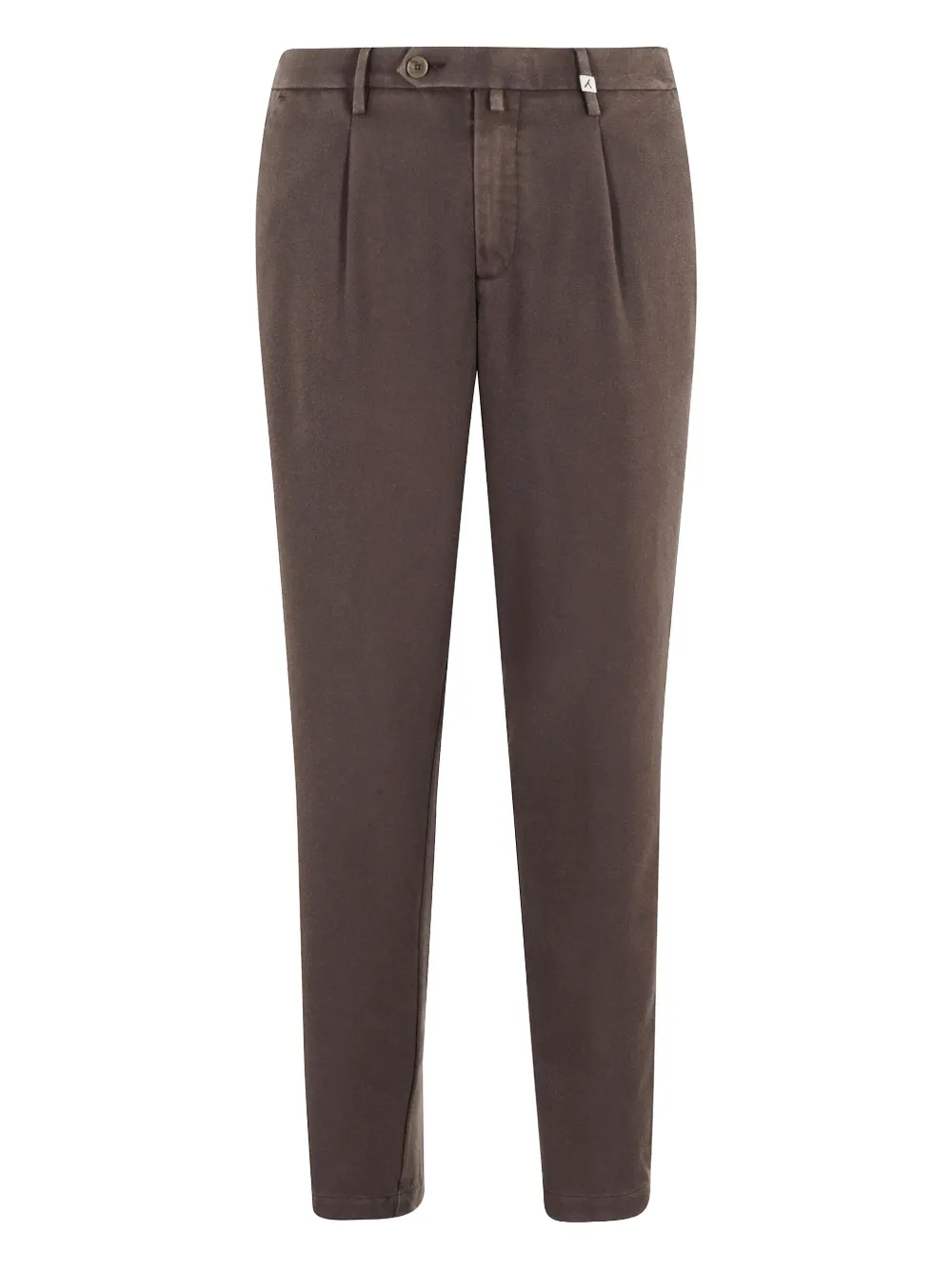 Myths pleated-front trousers | Brown | Image 1