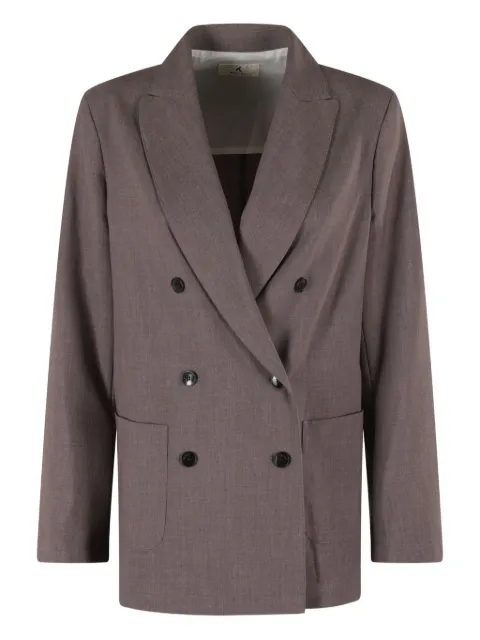 Myths double-breasted patch-pocket blazer