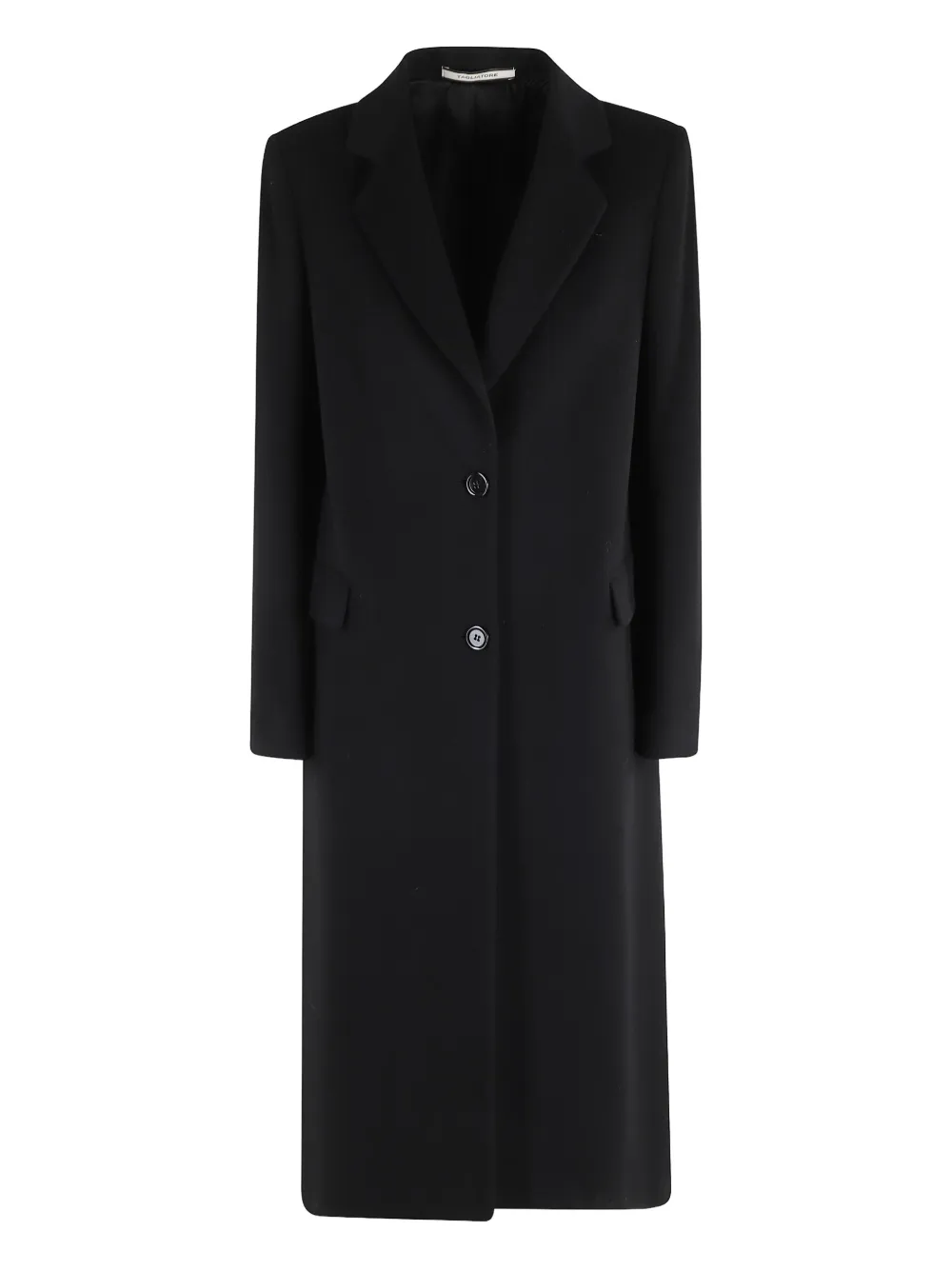 Tagliatore single-breasted wool coat | Black | Image 1
