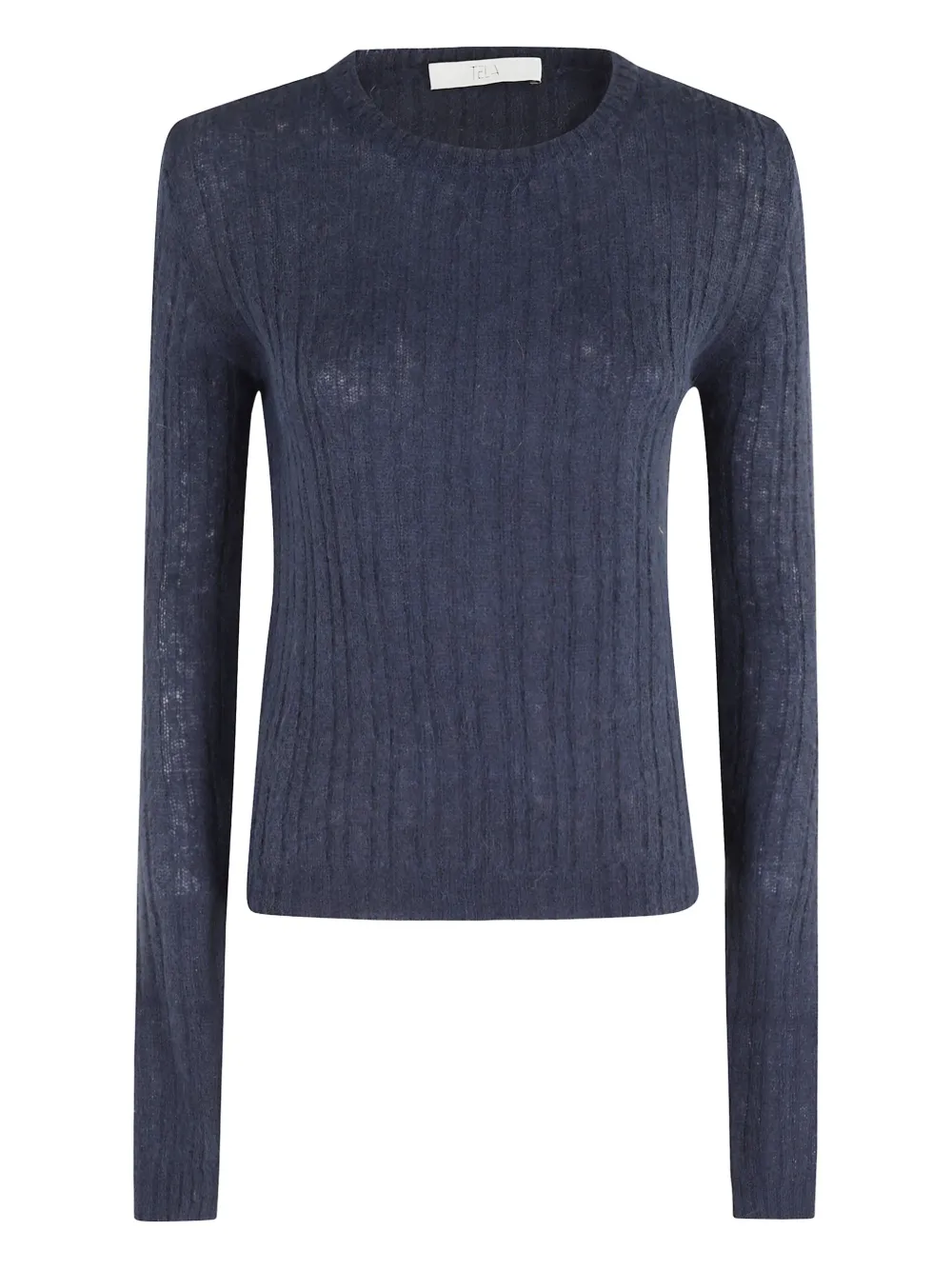 Tela cable-knit long-sleeve sweater | Blue | Image 1