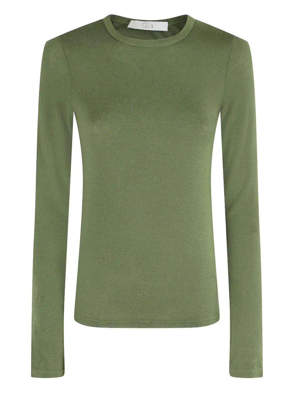 Tela crew-neck long-sleeve sweater | Green | Image 1