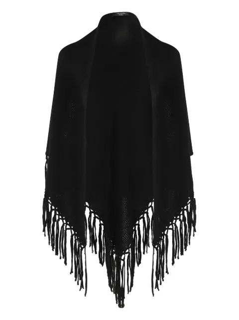 Weekend Max Mara fringed wool cape 