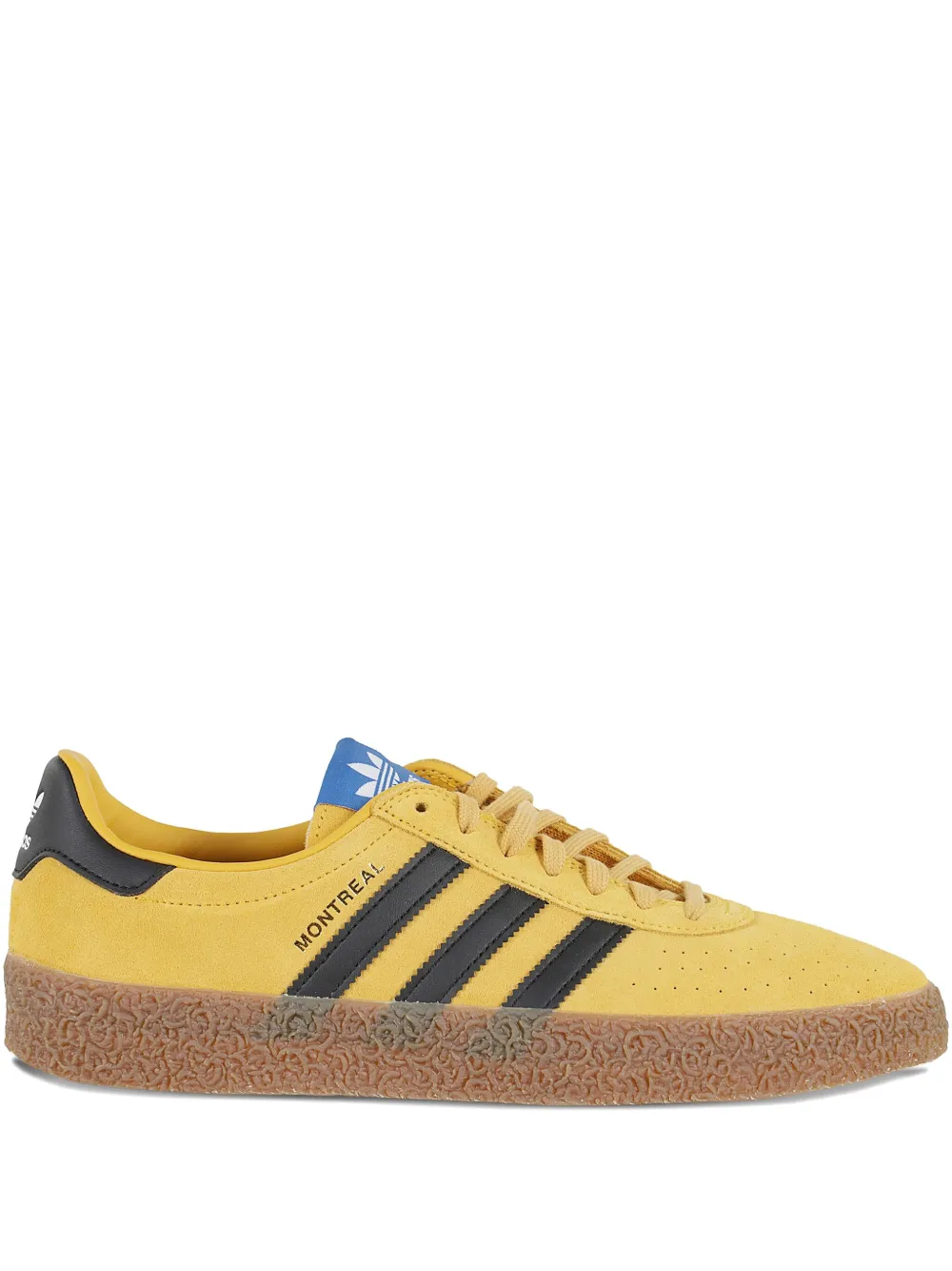 Adidas Montreal suede-leather sneakers Yellow