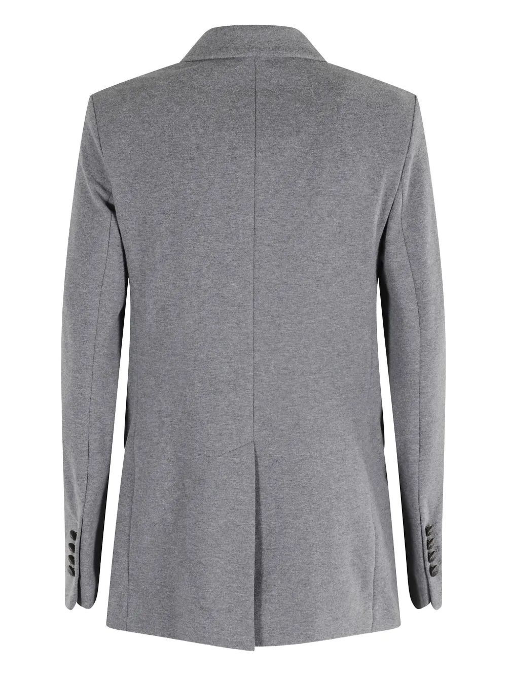 Circolo 1901 Double-breasted Grey Melange Blazer In Gray