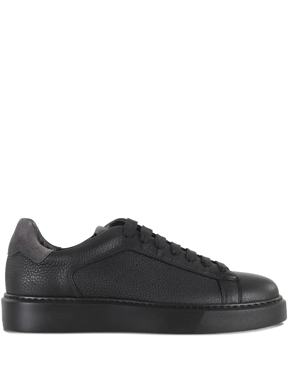 Doucal's leather sneakers Black
