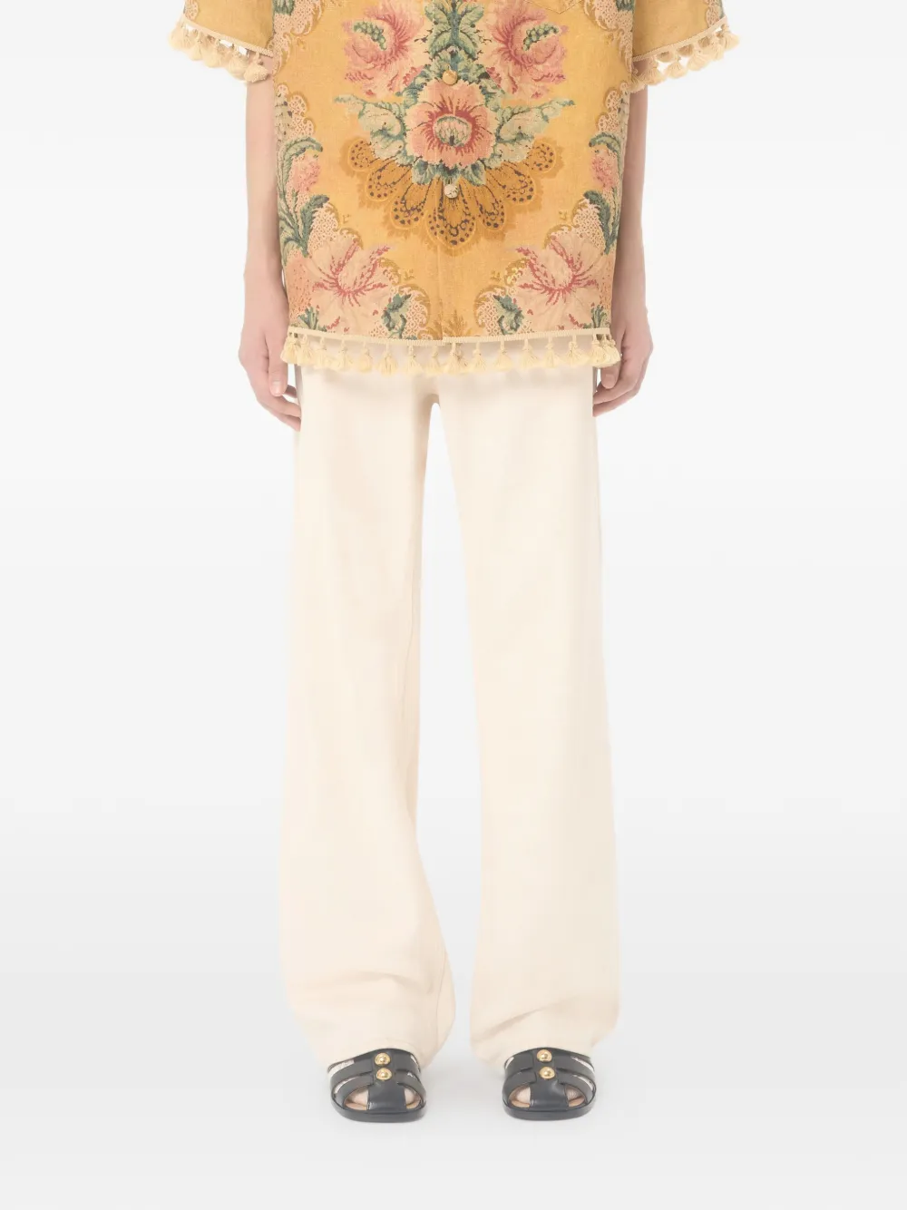 Valentino Garavani Katoenen jeans Beige