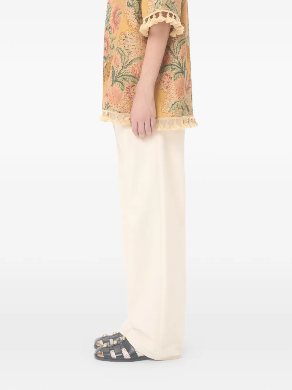 Valentino Garavani Katoenen jeans Beige