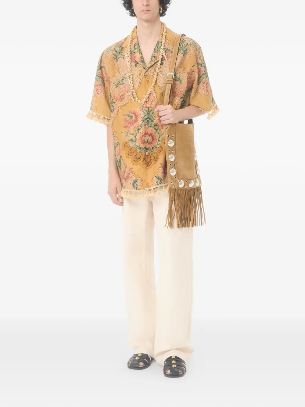 Valentino Garavani Katoenen broek - Beige