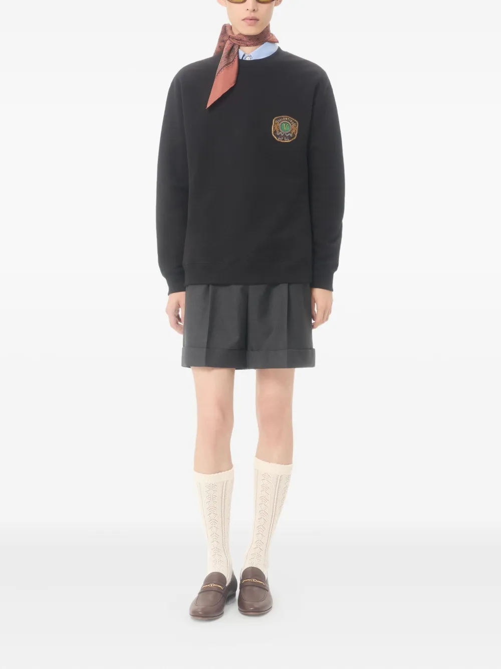 Valentino Garavani Sweater met ronde hals - Zwart