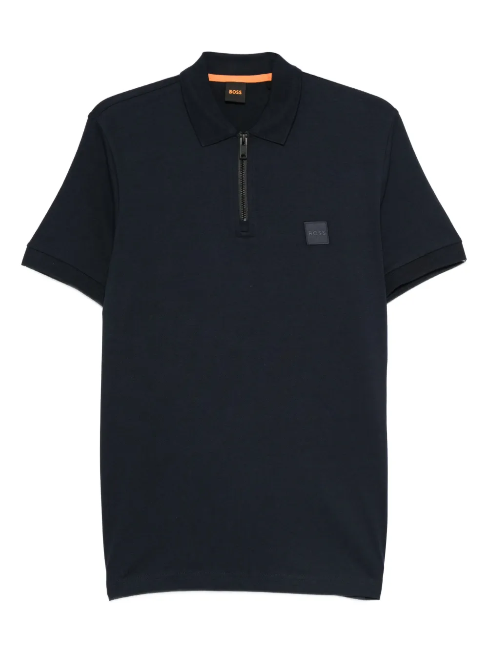 BOSS playera tipo polo con cierre | azul | Image 1