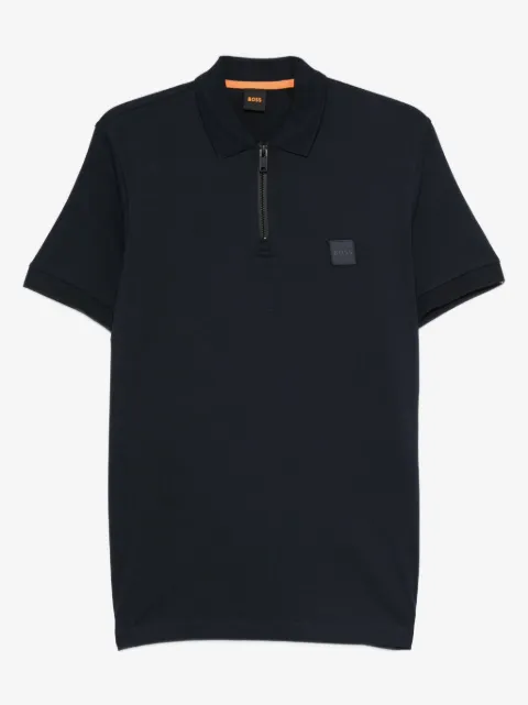 BOSS playera tipo polo con cierre