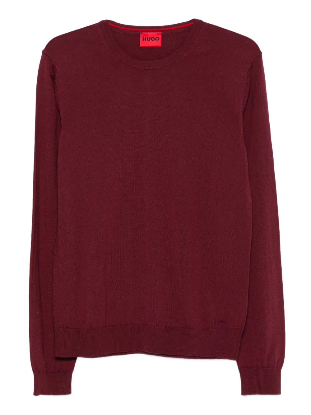 BOSS crew-neck wool sweater | Red | Image 1