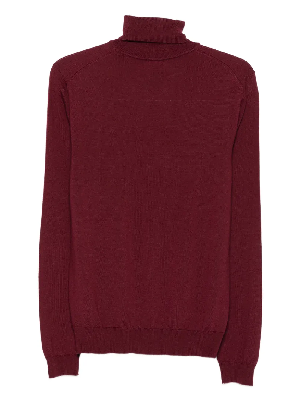 Hugo Boss Turtleneck Wool Sweater In Red