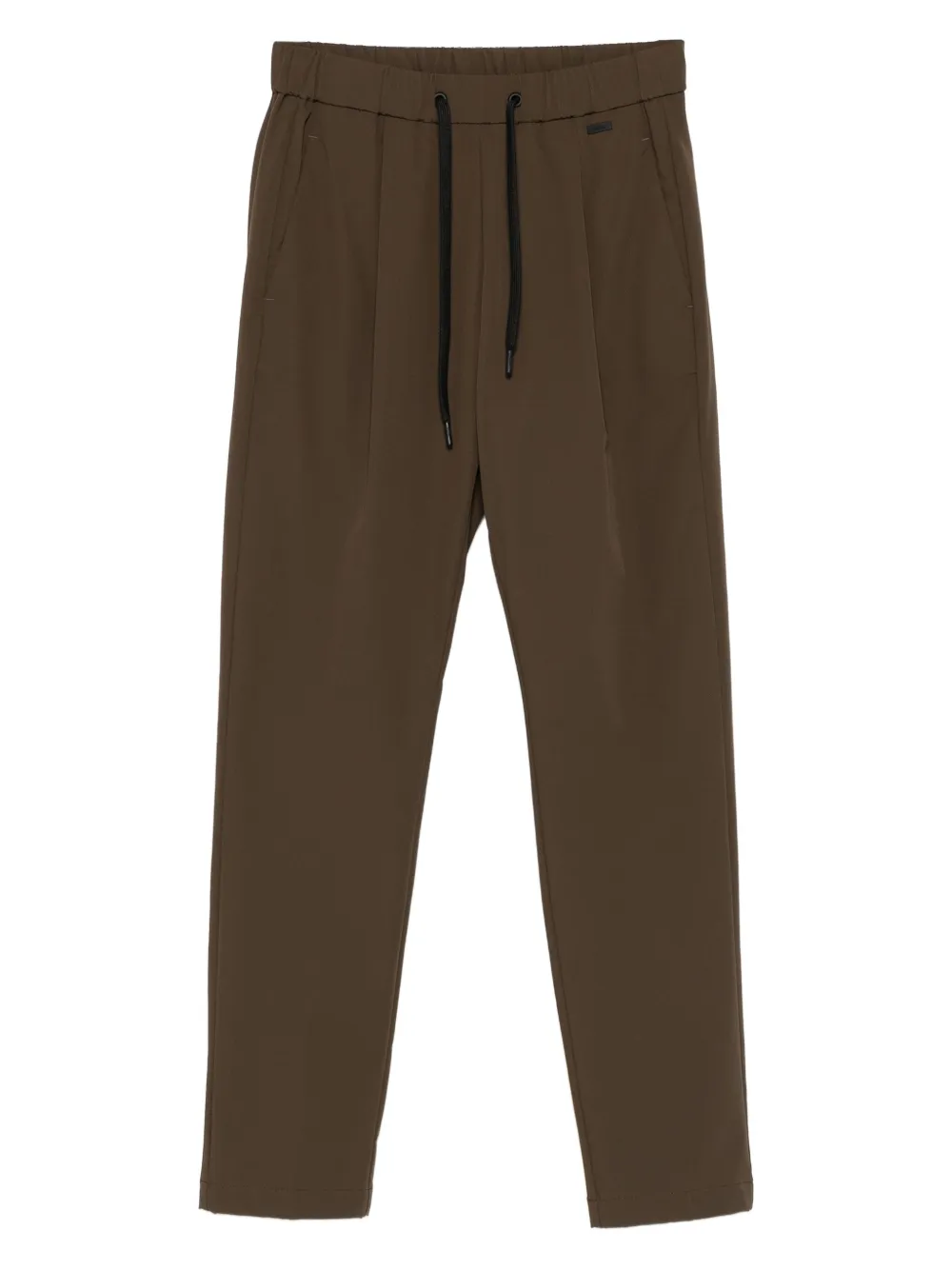 Herno pleated drawstring trousers | Brown | Image 1