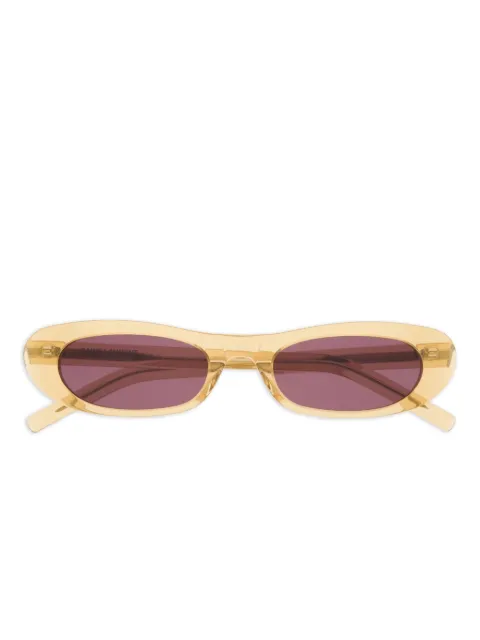 Saint Laurent lentes de sol con armazón ovalada