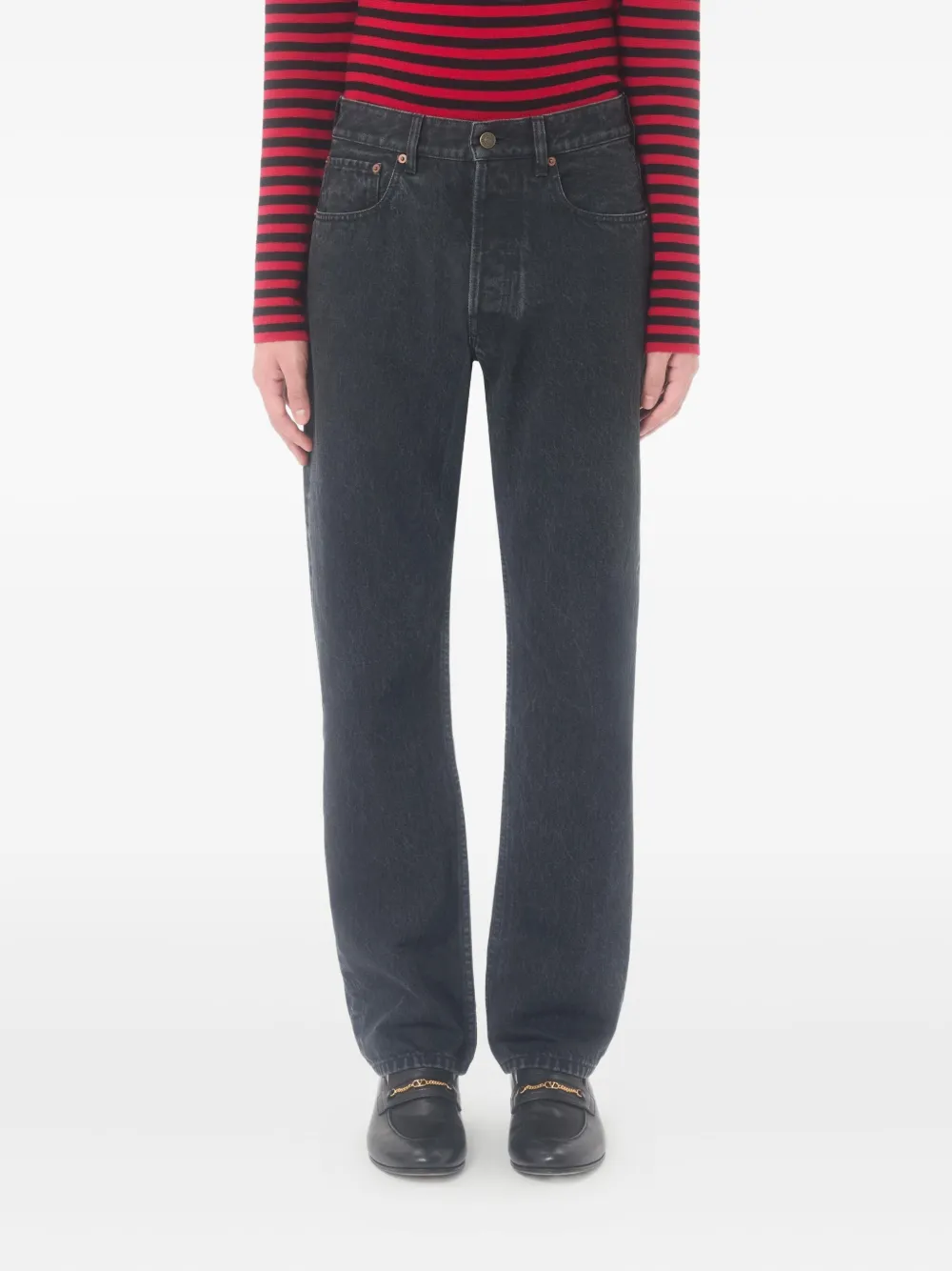 Valentino Garavani Jeans met vijf zakken Zwart