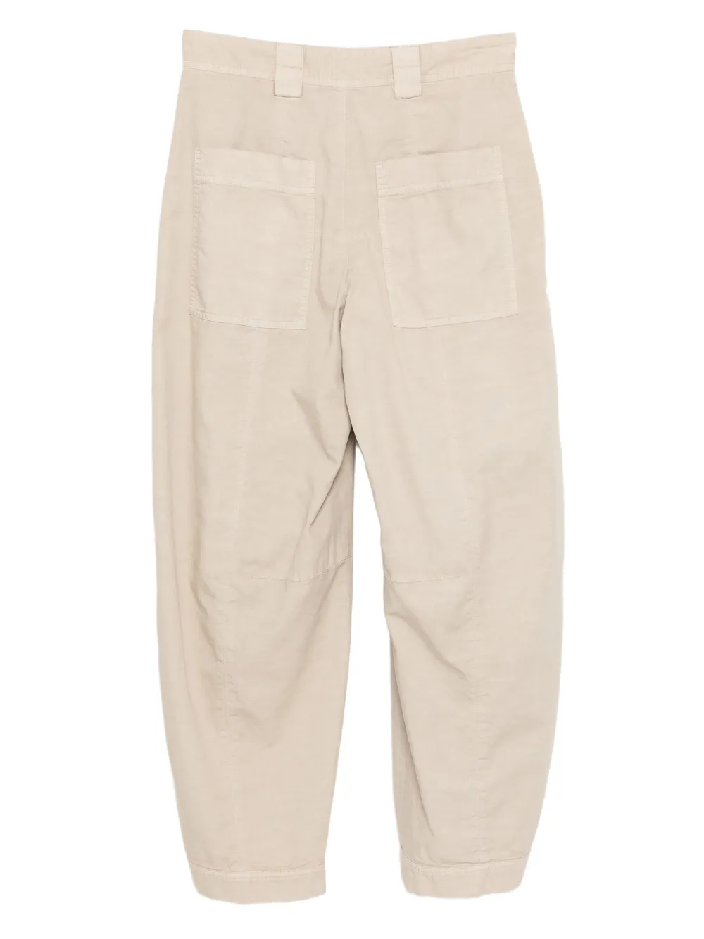 Closed Broek met logopatch - Beige