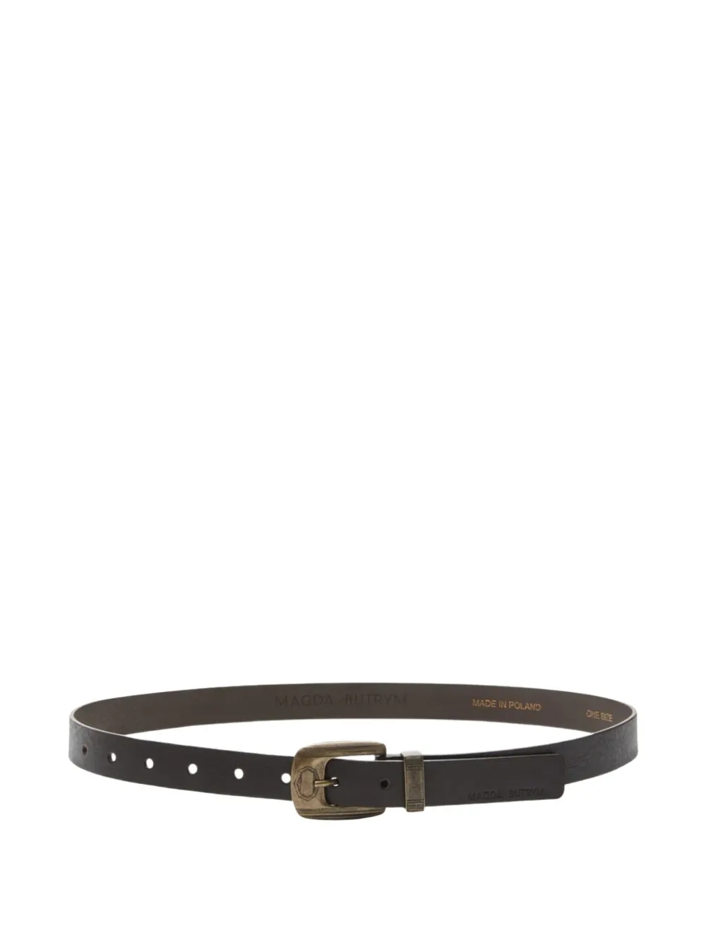 Magda Butrym leather belt - Nero