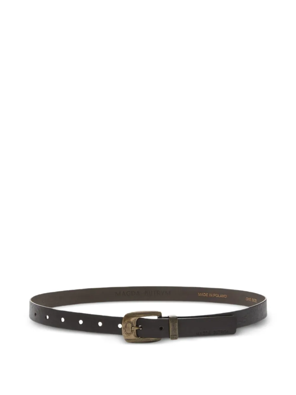 Magda Butrym leather belt - Schwarz