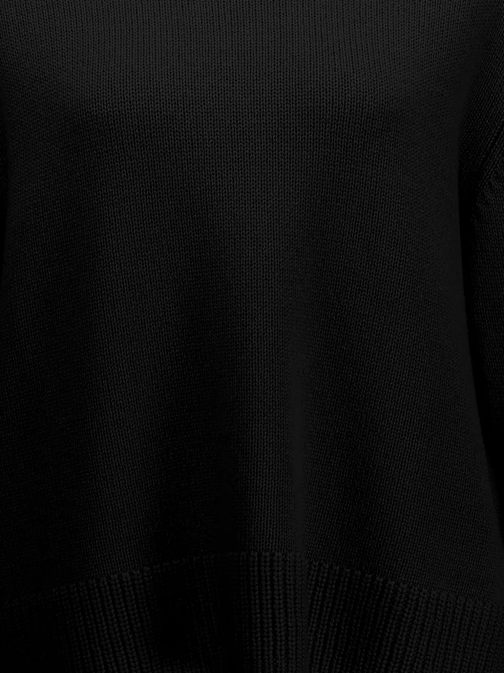 Allude Trui met hoge hals Zwart