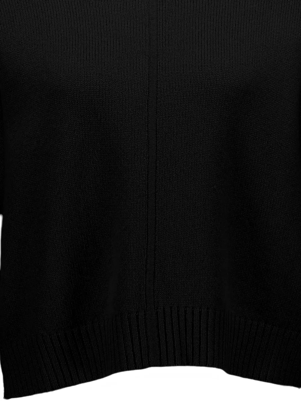 Allude Trui met hoge hals Zwart