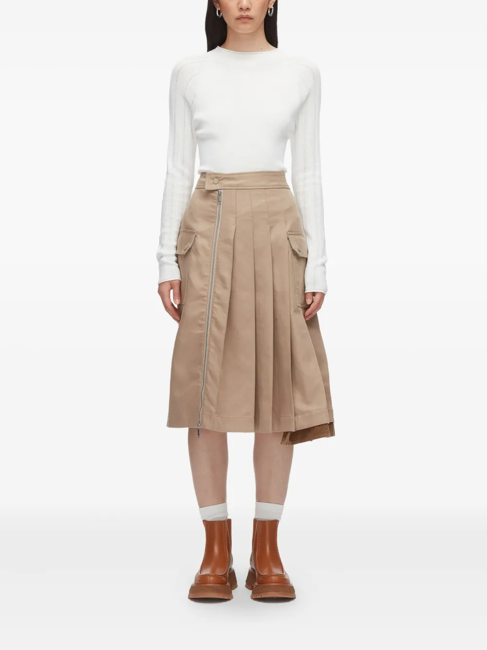 3.1 Phillip Lim falda midi con pliegues | Faldas plisadas | Image 2