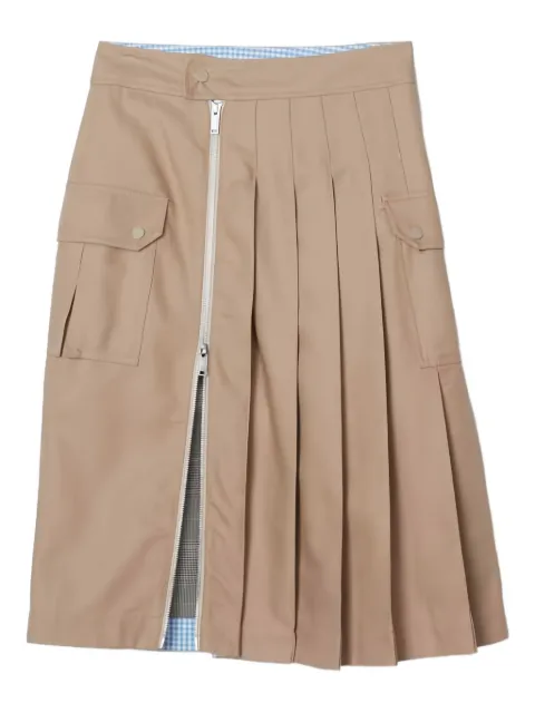 3.1 Phillip Lim falda midi con pliegues