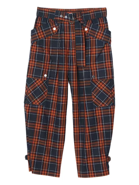 3.1 Phillip Lim pantalones capri con motivo de cuadros