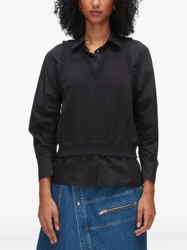 3.1 Phillip Lim long-sleeve Shirt | Black | FARFETCH AO