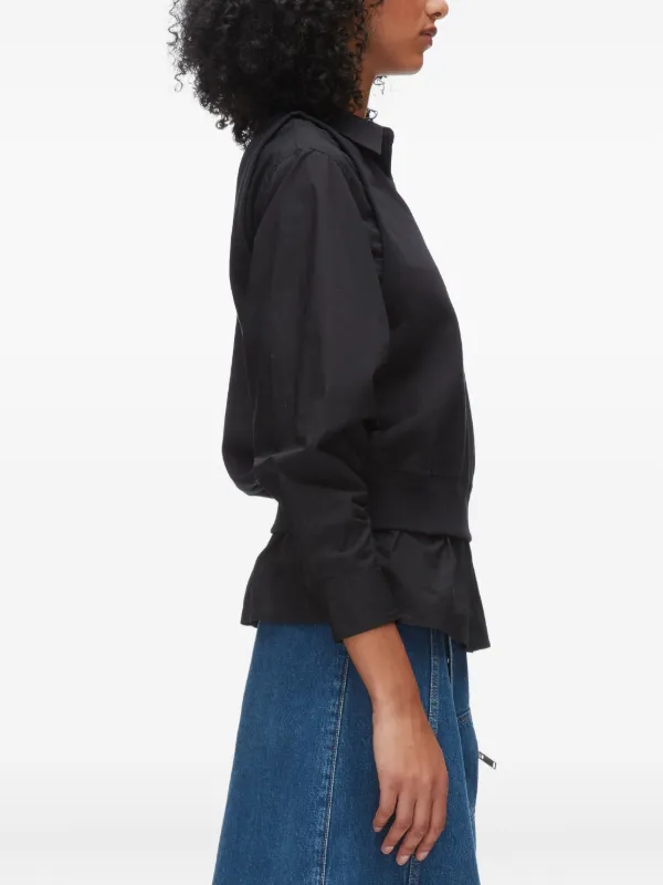 3.1 Phillip Lim ロングスリーブ シャツ | ブラック | FARFETCH JP