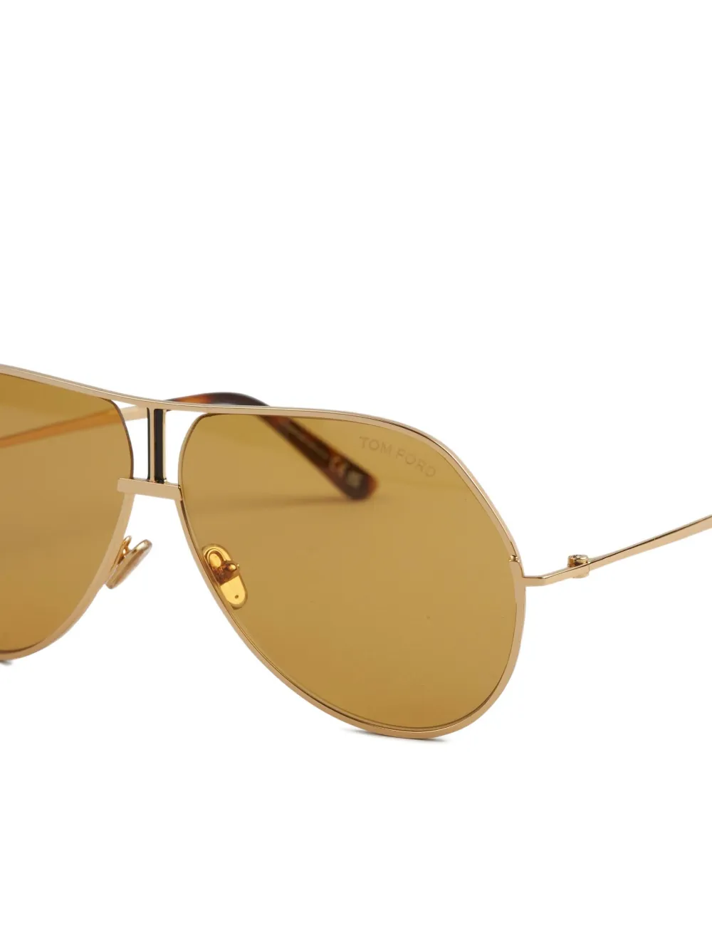 TOM FORD Zonnebril met geometrisch montuur Goud