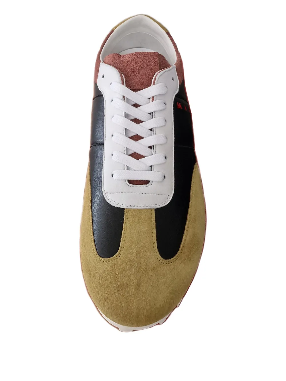 Marni colour-block panelled sneakers Black