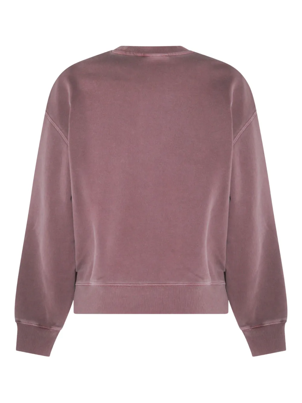 Carhartt WIP logo-patch crew-neck sweatshirt Paars