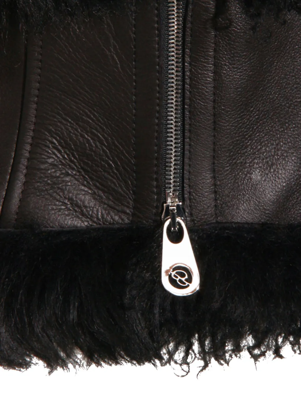 Blumarine Long-sleeved Hooded Cotton Jacket In Black