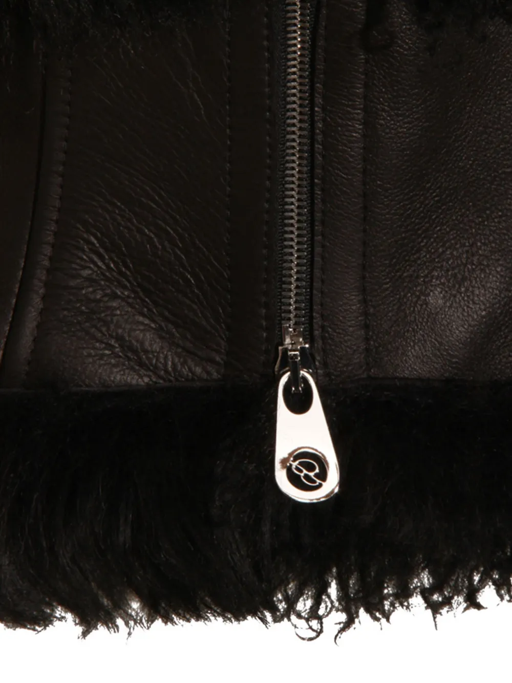 Blumarine Long-sleeved Hooded Cotton Jacket In Black