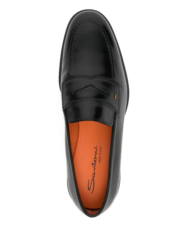 Santoni Easy ローファー | ブラック | FARFETCH JP
