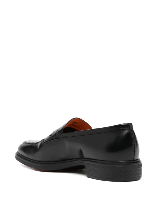 Santoni Easy ローファー | ブラック | FARFETCH JP