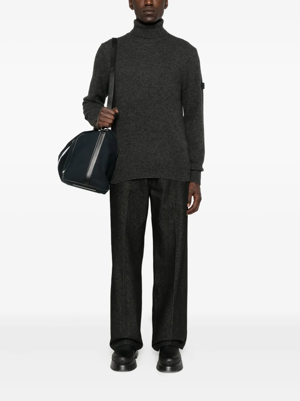 Peuterey roll-neck sweater - Grijs