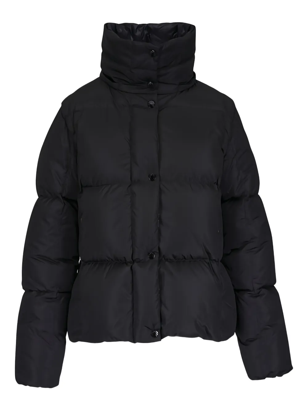 Moncler Gevoerd jack met capuchon Zwart