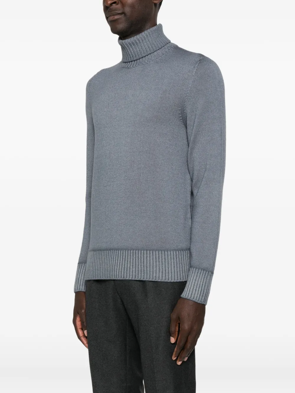 Drumohr Turtleneck Sweater In Gray