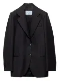 Prada notched-lapel blazer - Grey