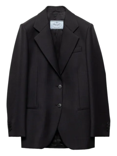 Prada بليزر بطية صدر V