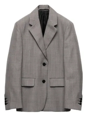 Prada double-breasted Blazer | Grey | FARFETCH