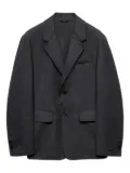 Prada two-button notch-lapel blazer - Grey