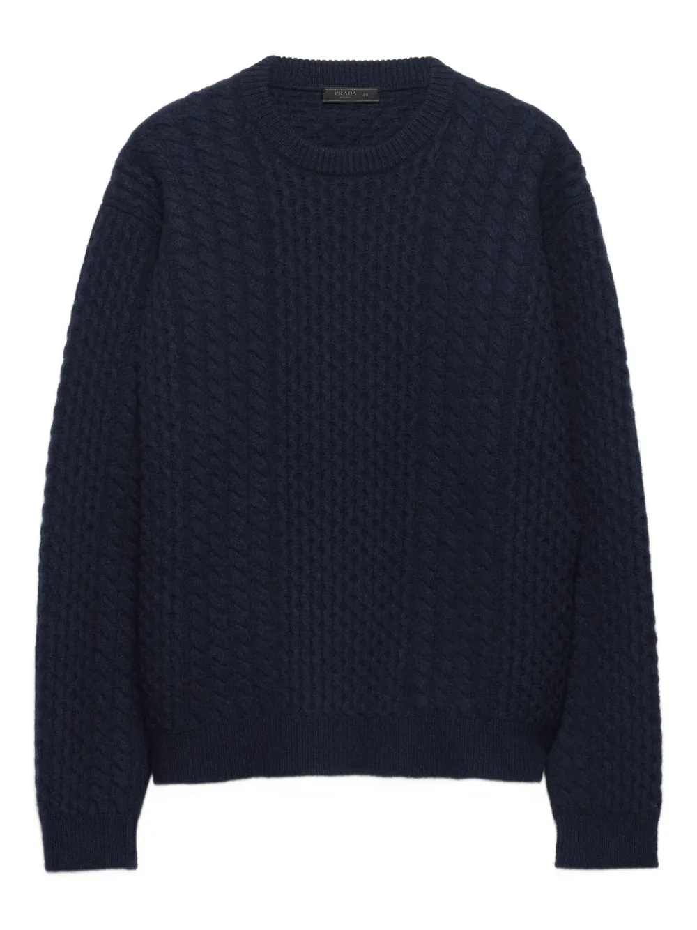 Prada wool crew-neck sweater Blauw