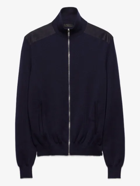 Prada cashmere zipper cardigan